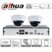 Dahua kit 2 caméras IP dômes POE - 2 Mpx évolutif à 4 caméras